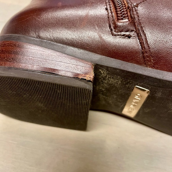 Gianni Bini Riding Boots Leather Brown Womens Size 6 - Picture 12 of 16